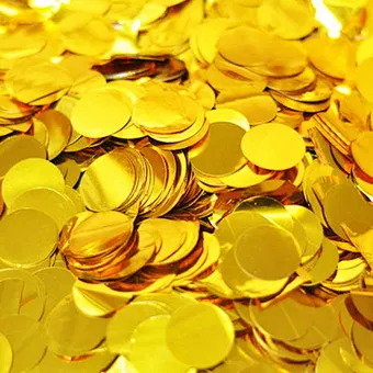 1.5cm 2.5cm Round PET Balloon Glitter BoBo Ball Filler Transparent Balloon Foil Paper Confetti