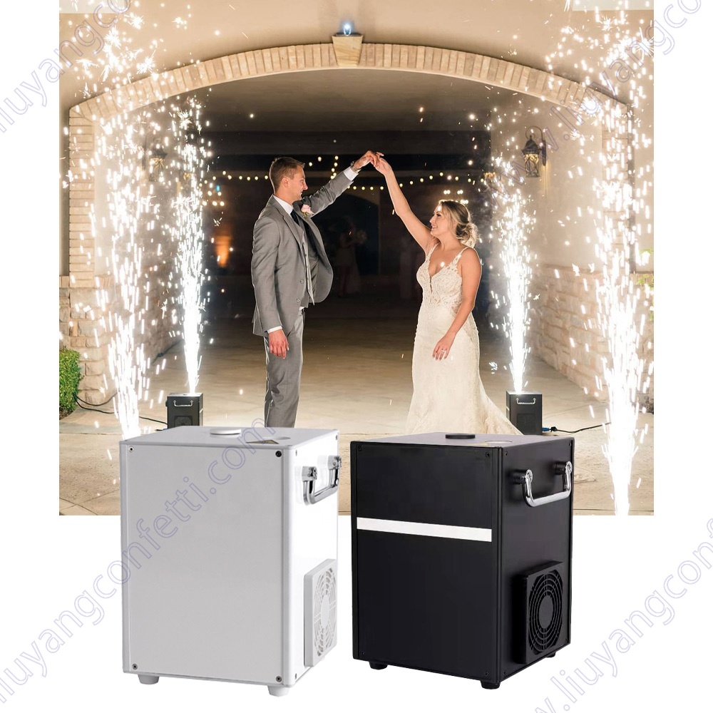650W 750W Mini DMX Cold Spark Machine Weddings Professional Audio Video Lighting Remote Controlled Pyrotechnic Fountain Sparkler