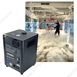 Titanium Powder Wireless Fireworks Fountain Sparkler Remote Dmx Control 600w Mini Cold Spark Machine For Wedding Stage