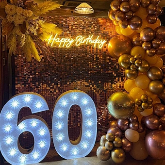 Premium Navy Blue Silver Decoration Black Wall Package Wedding Birthday Party Events Backdrop Sequin Panel Gold Shimmer Wall