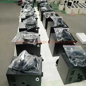 Remote DMX control waterfall spark fall cold pyro firework fountain spinning rainfall spark machine for party Wedding dj stage