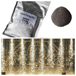 safety composite ti special cold fireworks machine ti powder bag sparklers fountain 200g titanium powder price in wedding