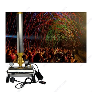 Mini Confetti Cannon Launcher Machine Paper Shooter Remote Control Party Stage Effect Wedding Equipment