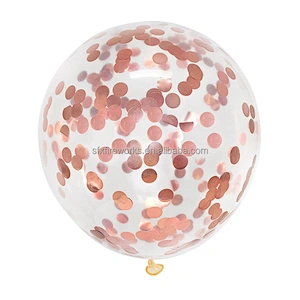 18inches 24 inches 36 inches large bobo bubble clear balloons fill with confetti