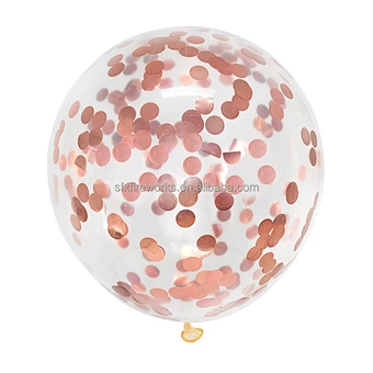 18inches 24 inches 36 inches large bobo bubble clear balloons fill with confetti