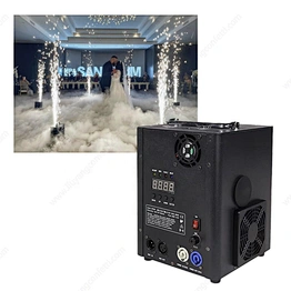 Professional DJ FX Mini Cold Spark Machine Wireless DMX Control Fireworks Fountain Sparkler Wedding Stages Audio Video Lighting