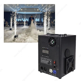 Professional DJ FX Mini Cold Spark Machine Wireless DMX Control Fireworks Fountain Sparkler Wedding Stages Audio Video Lighting