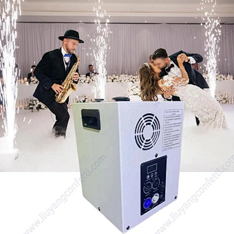 Dmx Original Mini 650w Case Wireless Sparkle Sparkler 600w Indoor Wedding Stage Firework Effect Cold Spark Machine