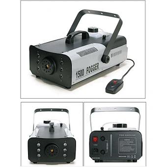 1500W Halloween RGB 9 LED Wire Remote Control DJ Fog Machine Dry Ice for Party Stage for Halloween and Stage Performances