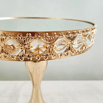 Round Metal Dessert Display Cupcake Wedding Party Birthday Set Gold Acrylic For 3 Tier Guangzhou Worldlive Glass Cup Cake Stands