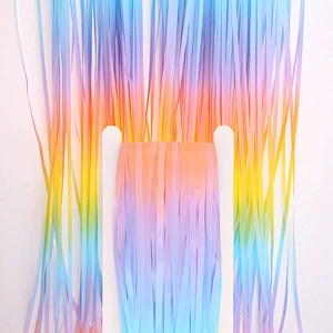 Hanging Wedding Decoration Sequin Metallic Tinsel 1m X 2m Rainbow Birthday Party Door Window Backdrop Fringe Foil Curtain