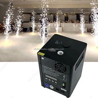 Sparkler Flight Case 600w 650w 750w Stage Effects Wedding Party Cold Fireworks Spark Fountain Machines
