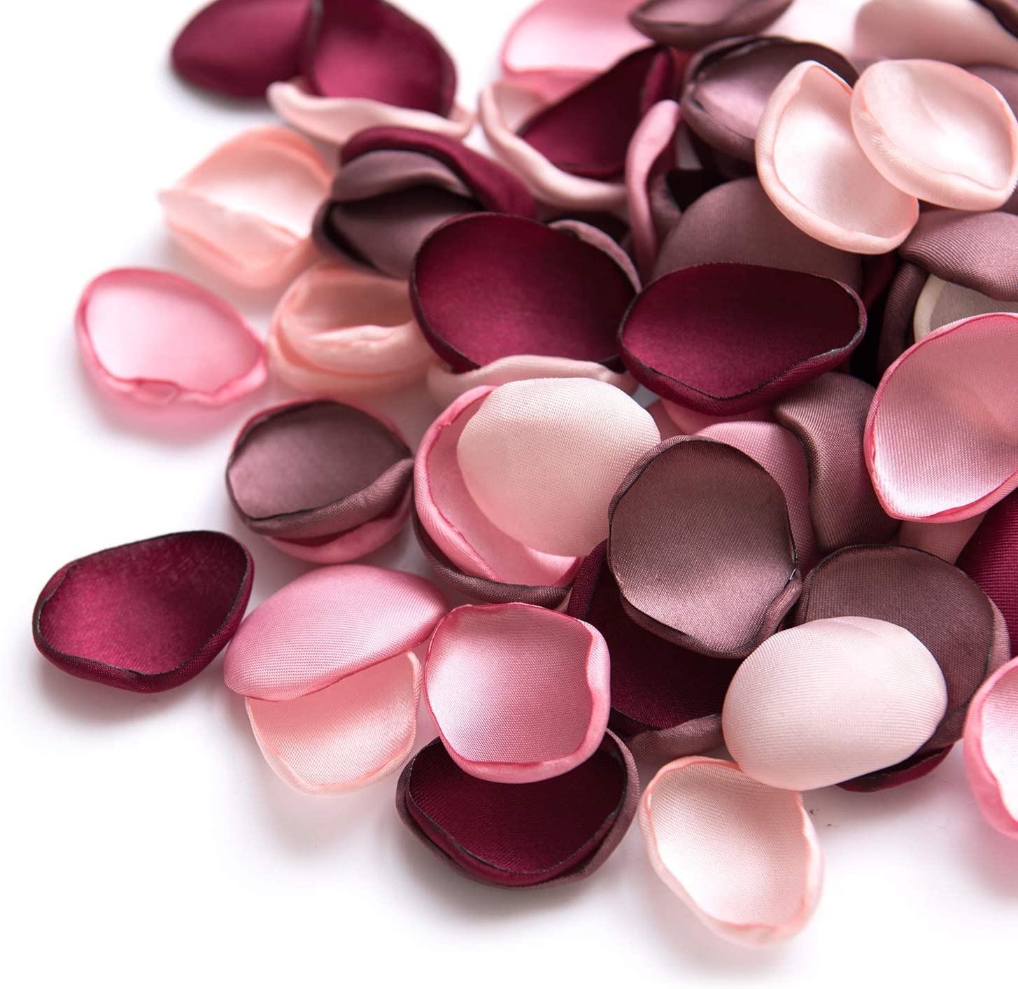 High Quality Silk 100pcs Wedding Decoration Confetti Girl Scatter Table Centerpieces Aisle Party Dinner Home Rose Flower Petal