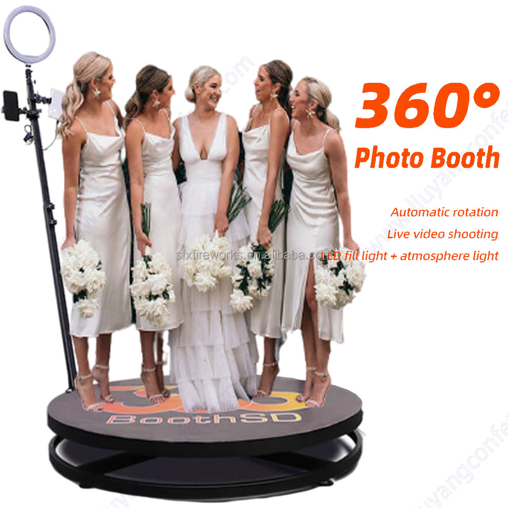 Machine Parties Photobooth Spark Wireless Cold Tent Inflatable Automatic Backdrop Enclosure New Design Portable 360 Photo Booth