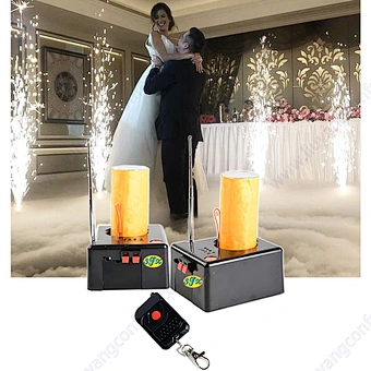 wedding marriage decoration couple entry D02 Two channel remote control stage indoor cold fountain base fireworks firing system