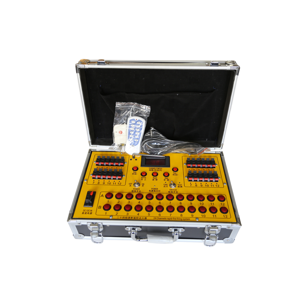 Fireworks machine pyrotechnics 24 cues 24 channels remote control firing system fireworks