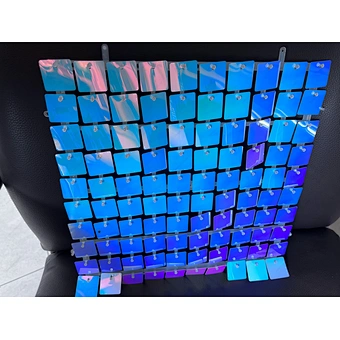 Event Show Rent Birthday Wedding Decoration 4d Panel Backdrop Custom Logo Party Outdoor Color Sequin Round Square Shimmer Wall