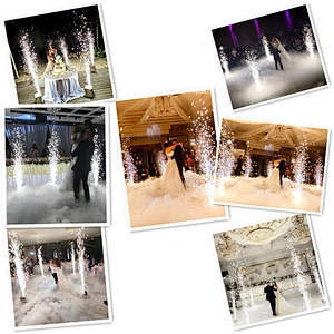 Ice Dmx Electric Titanium Powder Party Firework Wedding Sparctic Sparkle Sparkler Stage Fountain Cold Pyrotechnic Spark Machine