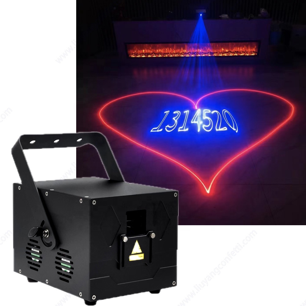Night Club Event 2w 3w 5w 10w Show Ilda 3d Projector Party Disco Stage Full Color Lazer Animation Dj Wedding Snowing Laser Light