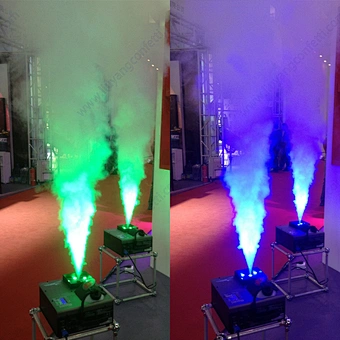 1500W DMX LED Wireless Remote Upward Spray Disco Fog Machine Dry Ice Halloween Party Club Decoration DJ Machinedry Ice Smoke