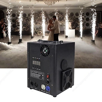 Professional DJ FX Mini Cold Spark Machine Wireless DMX Control Fireworks Fountain Sparkler Wedding Stages Audio Video Lighting
