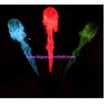 Stage Show Effect Dmx Control 3 Head Fan Shape Triple-way Party Dj Sparkler Firework Firing Thrower Flame Projector Fire Machine