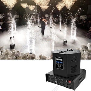 Stage Ice Event Sparkler Pyro Dmx Remote Fountain Party Titanium Wedding Decoration Firework Pyrotechnic Spin Cold Spark Machine