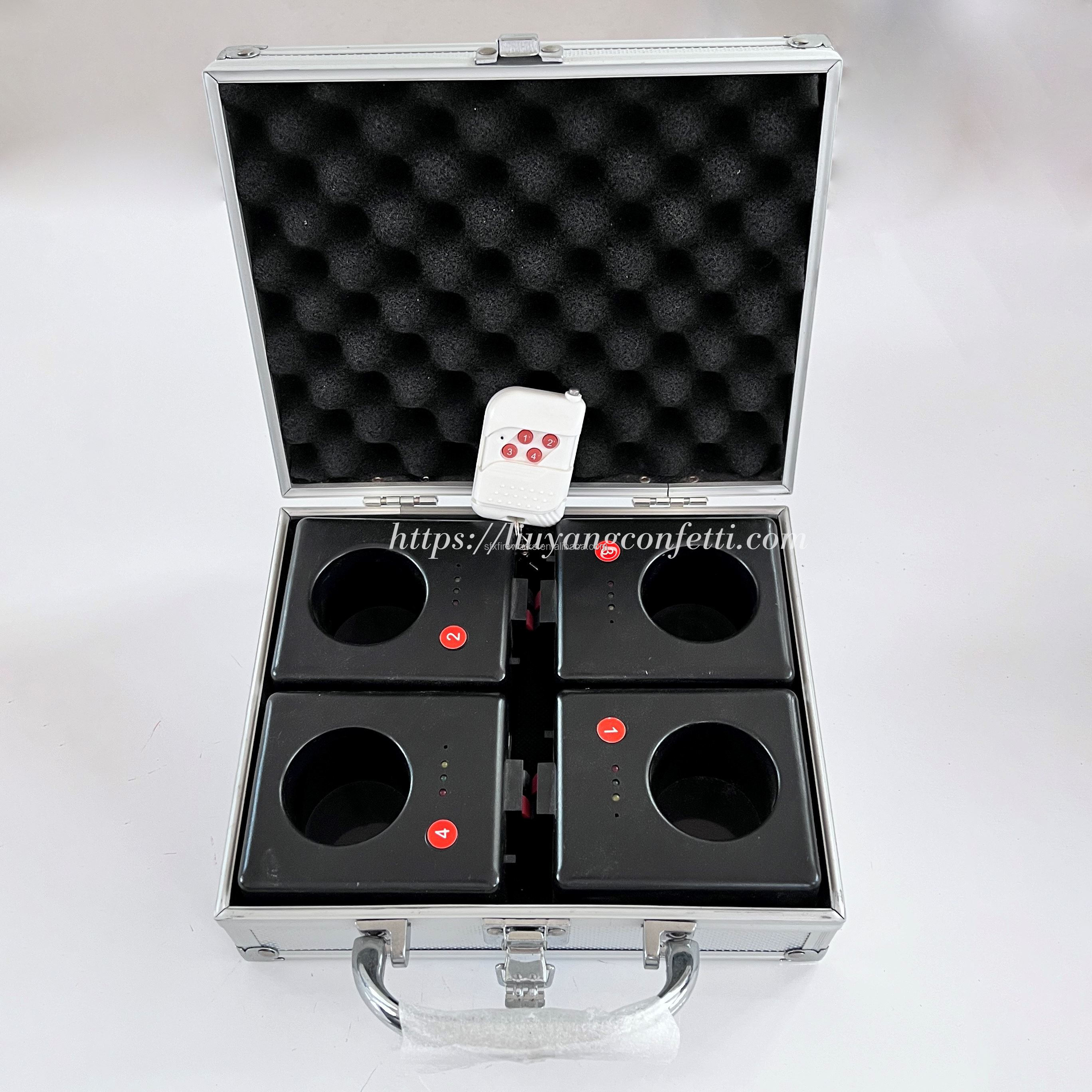 Wedding Marriage Bride Stage Rechargeable Wireless Remote Pyrotechnics Firing System Cold Fountain Fireworks Display