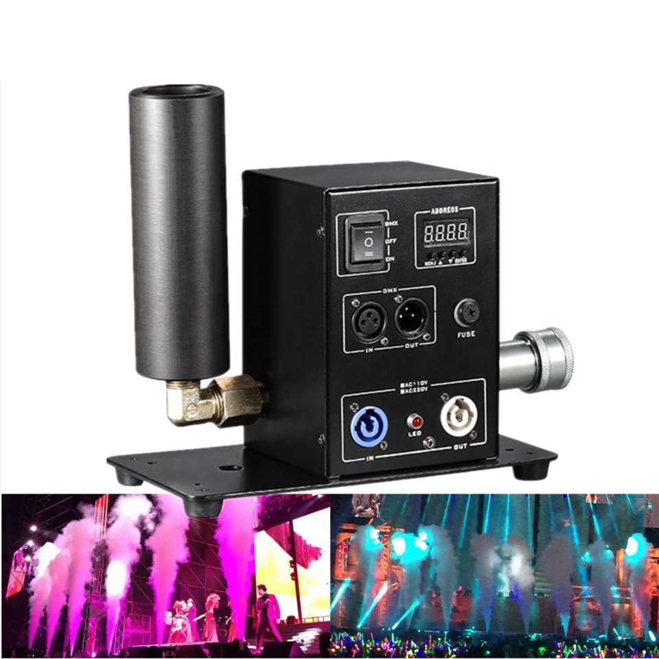 china Dj equipment stage light cryo smoke effect dmx 512 control digital co2 jet machine for stage wedding disco party