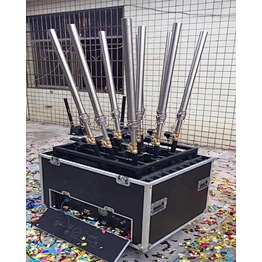 Big Blaster DMX CO2 Confetti Machine and 15m Spray Height Confetti Cannon Confetti Blaster for Concert Celebration