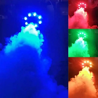 Party Disco DJ Wedding 500W LED FOG Smoke Machine with 8PCS RGB 3 in 1 LED Stage Effect Equipment Fog Smog machine