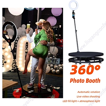 Machine Parties Photobooth Spark Wireless Cold Tent Inflatable Automatic Backdrop Enclosure New Design Portable 360 Photo Booth