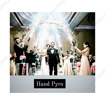 Bride Pyrotechic Handheld Wedding Stage Entrance Decoration Cold Pyro Fountain Firing System with Sparkler Effect Firecracker