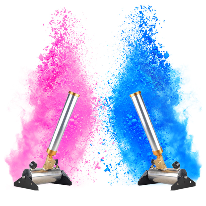 Remote control streamer guns cannon machine stage special effect rainbow confetti machine for football game wedding