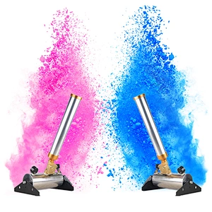 Remote control streamer guns cannon machine stage special effect rainbow confetti machine for football game wedding
