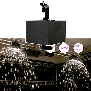 Mini Sparkler Electronic Spark Dj Event 400w Hanging Upside Down Cold Pyro Fountain Machine Waterfall Firework For Wedding Party