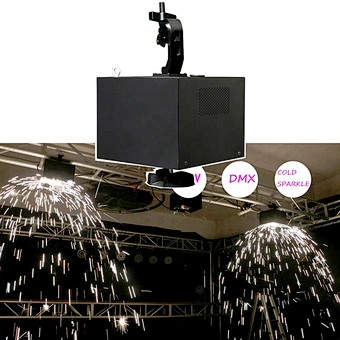Mini Sparkler Electronic Spark Dj Event 400w Hanging Upside Down Cold Pyro Fountain Machine Waterfall Firework For Wedding Party