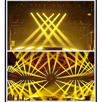 High Bright 230W Mini Beam Moving Head Stage Light RGBW Halo Ring Effect for Disco DJ Party Club Wedding Decorations