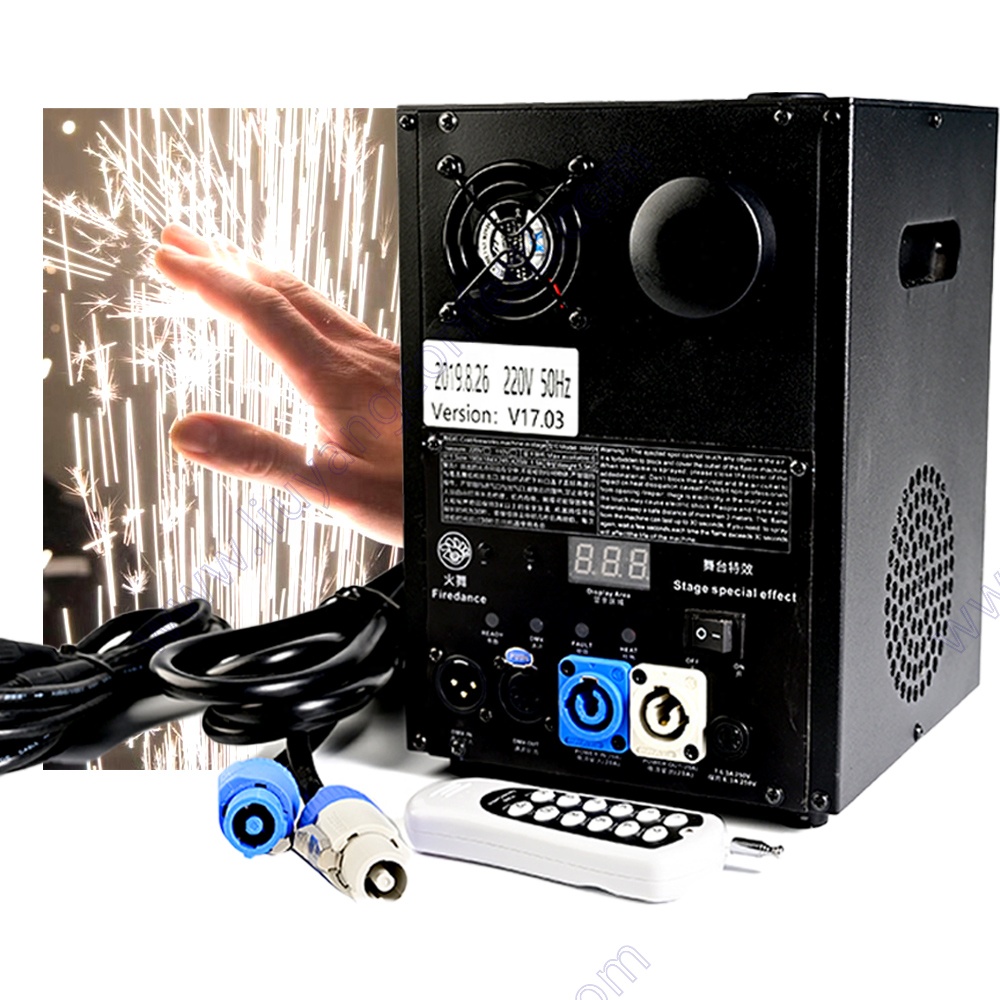 Stage Effects Fire Dj Ice Outdoor Dmx Ti Composit Powder Fog Wedding Fireworks Sparks Special Flame Cold Spark Firework Machine
