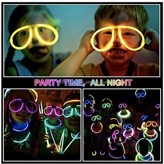 Party Supplies Led Fishing Glow in the Dark Sticks 100 Pack Glow Sticks Bulk Party Bracelets Necklace Light Stick
