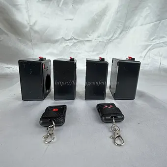 4 Channel 4 Cue Double Wireless Remote Control System Wedding Balloons Fire Ice Fountain Effects Bride's Wedding Mariage