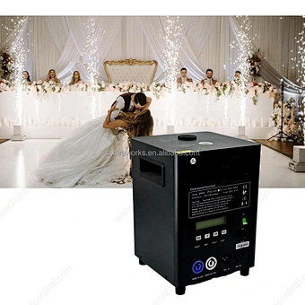 Best Seller 600W Remote DMX Control Indoor Cold Flame Spark Fireworks Fountain Machine Stage Effect Wedding DJ Party Decoration