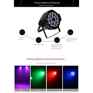 Professional Full Color Four In One Washing Wedding Ktv Party Disco Dj Performance Led Lighting Equipment Par Bar Stage Light