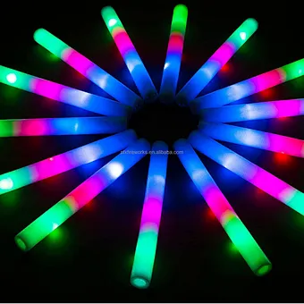 Disco Music Cheer Luminous Tube Rgb Dj Night Club Concert Glow Sticks Bulk Neon Party Supplies Luminous Led Light Foam Stick