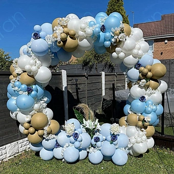 Round Balloon Arch Holder Bow of Balloon Circle Wreath Balloon Stand Wedding Birthday Party Decor Baby Shower Background