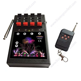 Wireless Transmitter Channel Ice Fountain Ignition Stage Cold Pyro Pyrotechnic Fireworks 4 cues remote control firing system