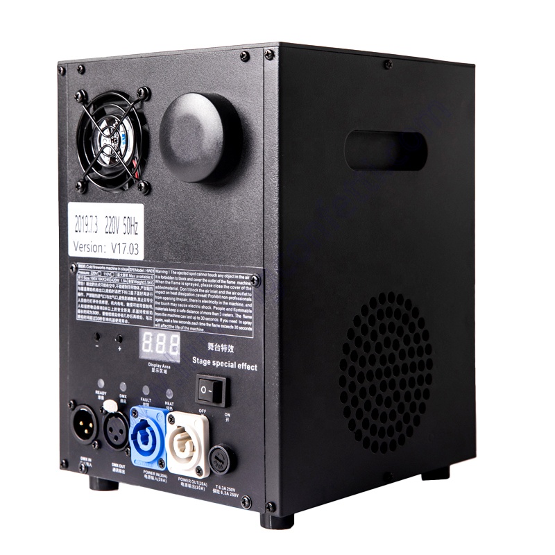 non firework Reusable DMX  Remote Control Stage Waterfall Fountain Cold  Spark Machine for wedding decoration party concert dj