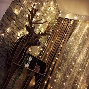 300 Led Curtain Fairy Christmas new year Wedding Party 3m Decorative Waterproof Outdoor Garden Home Decoration String Lights