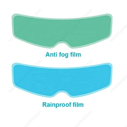 Hot selling motorcycle helmet special anti fog and rain film