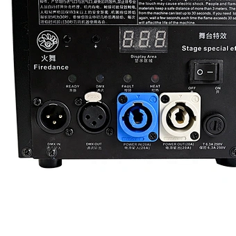 Reusable remote and dmx control stage fountain machine spark machine for party wedding stage